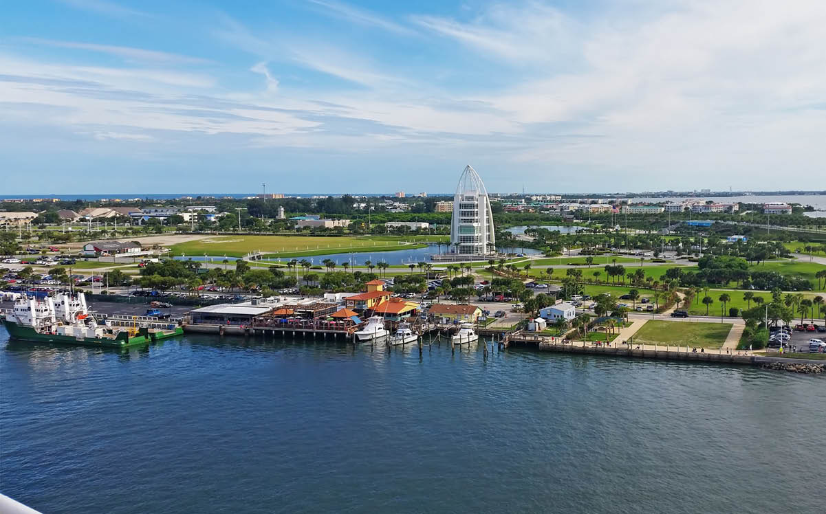 Exploration Tower in Port Canaveral, Florida